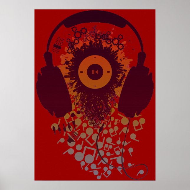 Póster Nuestra música (Frente)