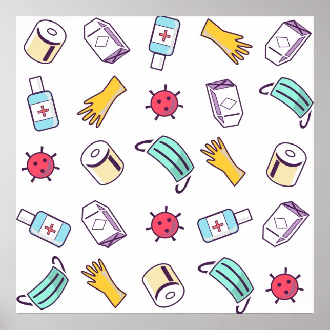 Póster Nuestra nueva realidad, necesaria para la pandemia (Frente)