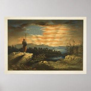 Póster Nuestra pancarta de nacer en el cielo