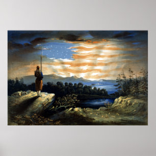 Póster Nuestra pancarta de nacer en el cielo