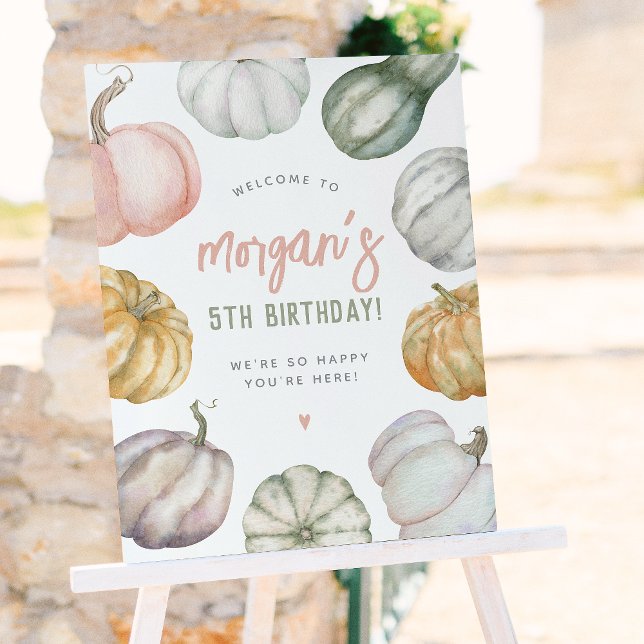 Póster Nuestra pequeña calabaza Cute Boho fiesta de cumpl (Subido por el creador)