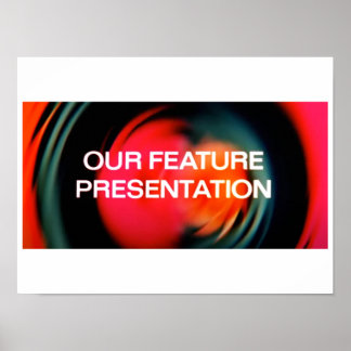 Póster Nuestra presentación de funciones (impresión mate)