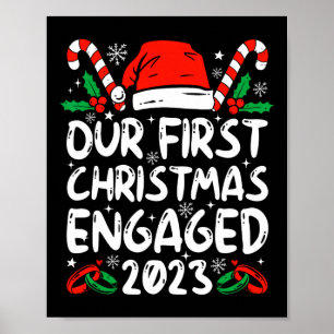 Póster Nuestra Primera Navidad Comprometida 2023 Familia 