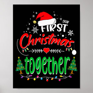 Póster Nuestra primera Navidad juntos 2021 1ra Navidad