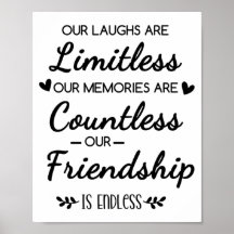 Nuestra risa es ilimitada Cita de amistad