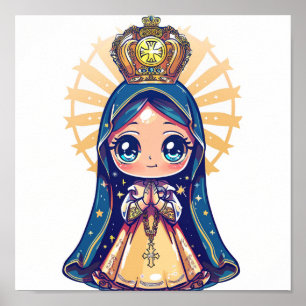 Póster Nuestra Señora Aparecida, linda Poster al estilo k
