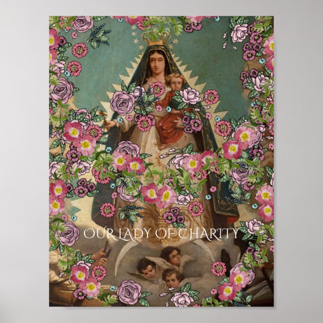 PÓSTER NUESTRA SEÑORA DE CARIDAD (Frente)