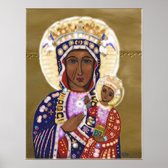 Póster Nuestra Señora de Czestochowa (Frente)