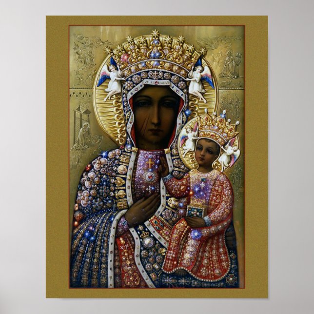 Póster Nuestra Señora de Czestochowa (Frente)