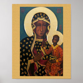 Póster Nuestra Señora de Czestochowa