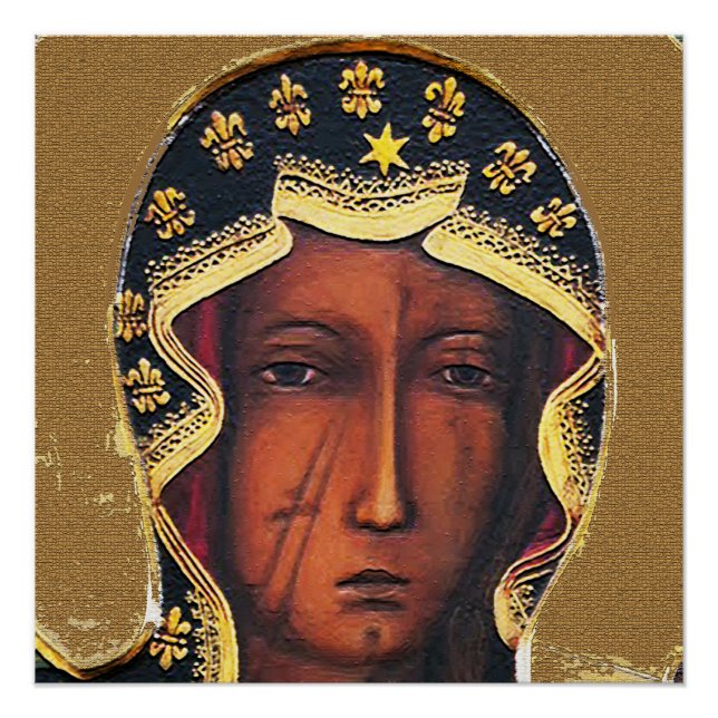 Póster Nuestra Señora de Czestochowa (Anverso)