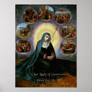 Póster Nuestra señora de dolores