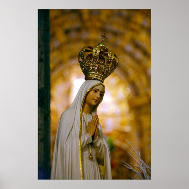 Póster Nuestra Señora de Fátima (Frente)