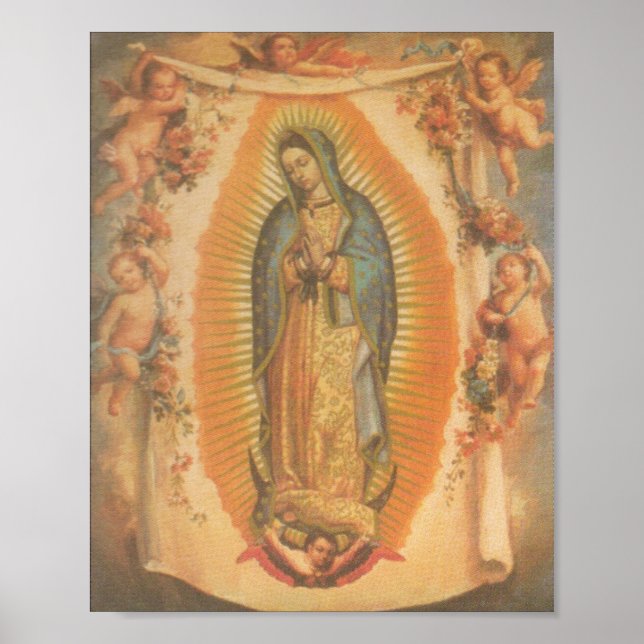 Póster Nuestra Señora De Guadalupe (Frente)