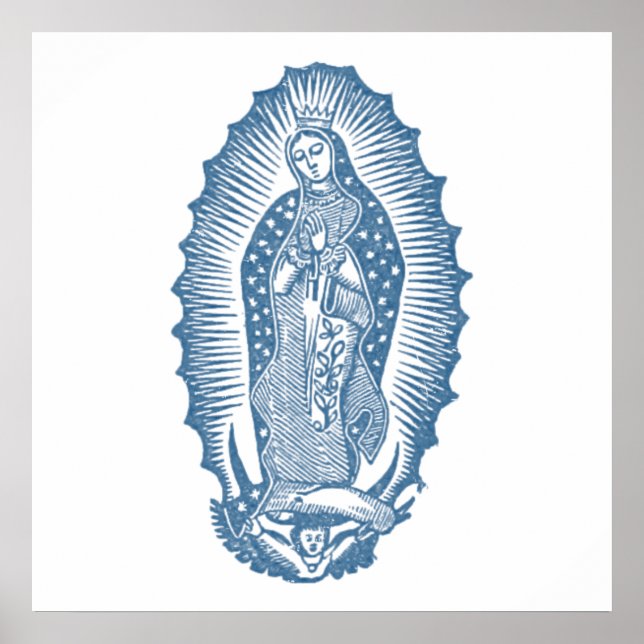 Póster Nuestra Señora de Guadalupe (Frente)