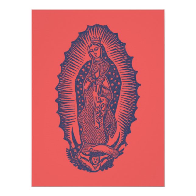 Póster Nuestra Señora de Guadalupe (Anverso)