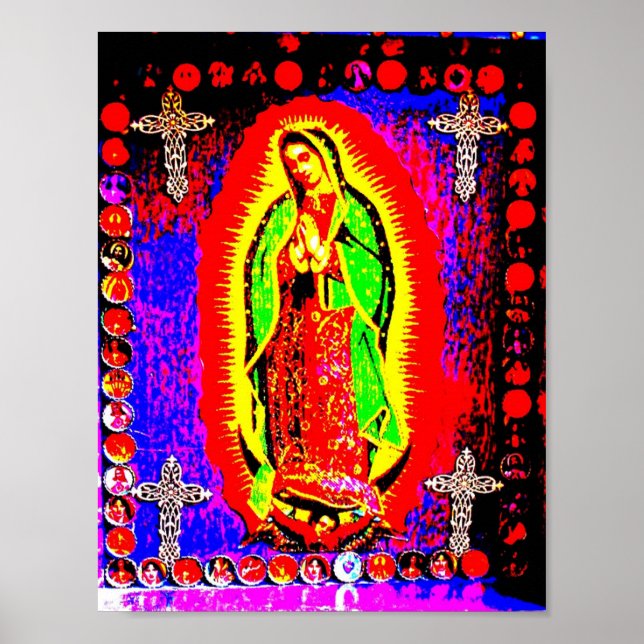 Póster Nuestra Señora De Guadalupe (Frente)