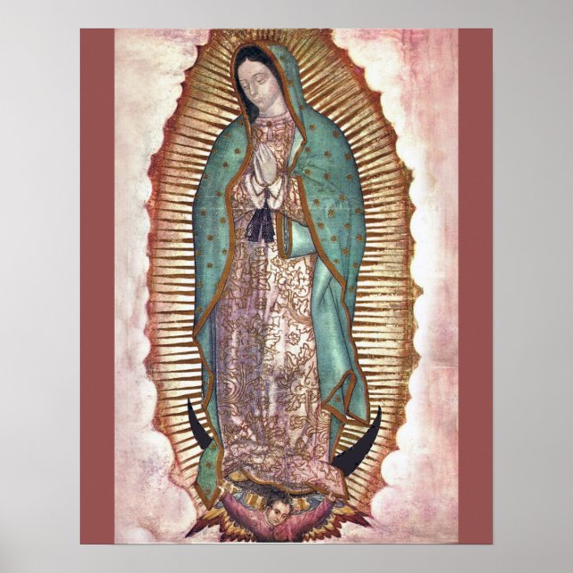 PÓSTER NUESTRA SEÑORA DE GUADALUPE, (Frente)