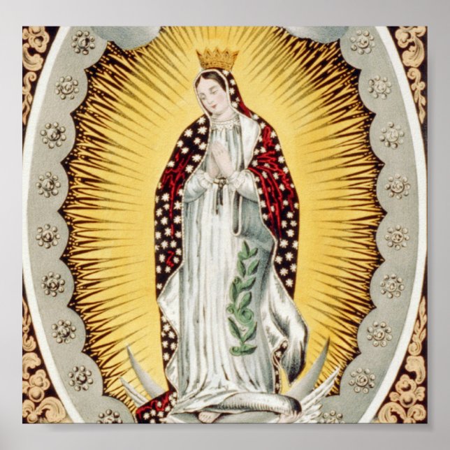Póster Nuestra Señora de Guadalupe (Frente)