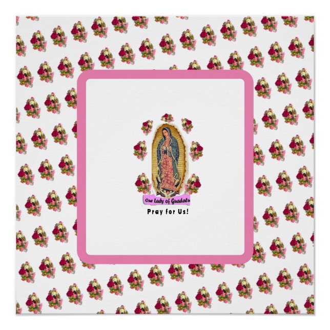 Póster Nuestra Señora de Guadalupe (Anverso)