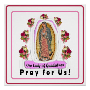Póster Nuestra Señora de Guadalupe
