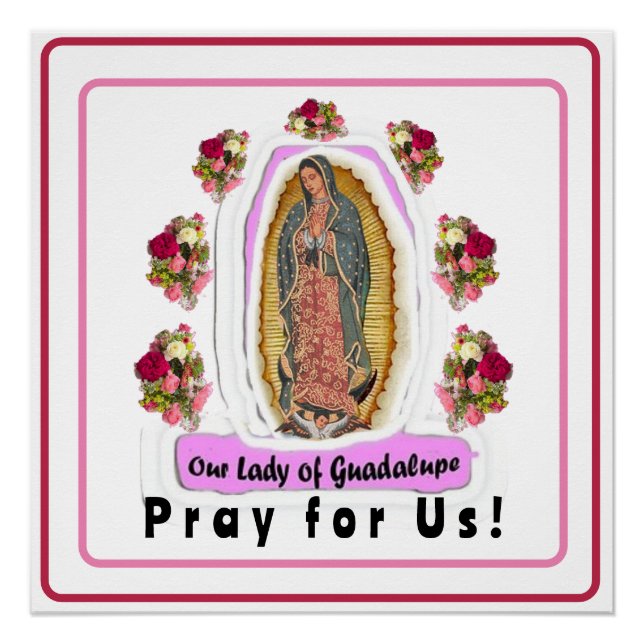 Póster Nuestra Señora de Guadalupe (Anverso)