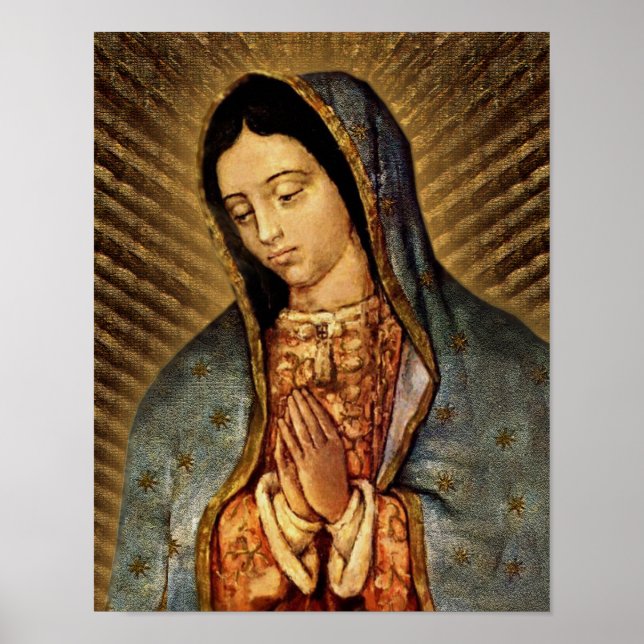 Póster Nuestra Señora de Guadalupe (Frente)