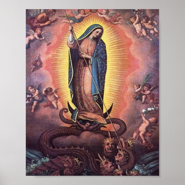 Póster Nuestra Señora De Guadalupe (Frente)