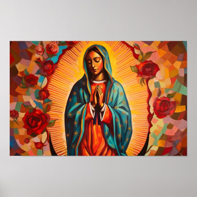 Póster Nuestra Señora de Guadalupe (Frente)