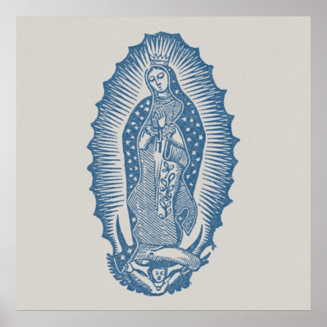 Póster Nuestra Señora de Guadalupe (Frente)