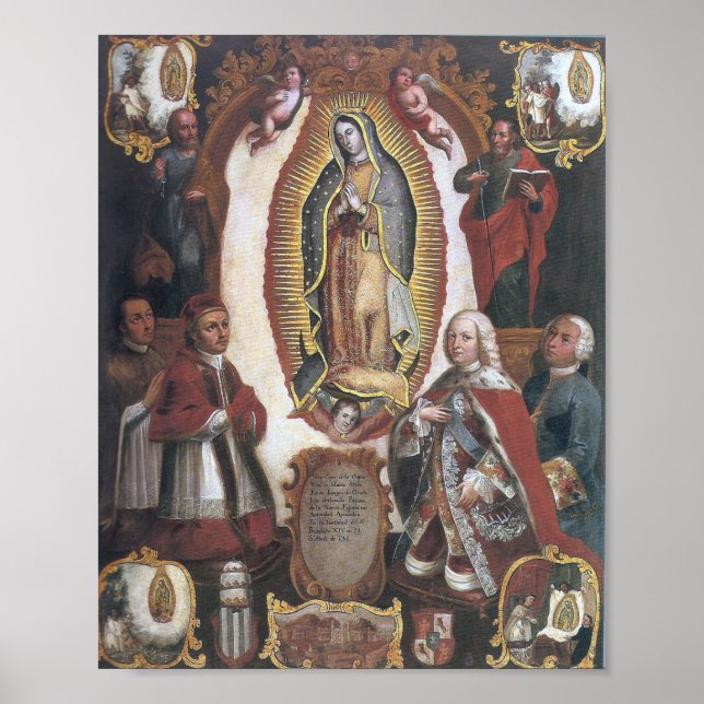 Póster Nuestra Señora De Guadalupe (Frente)