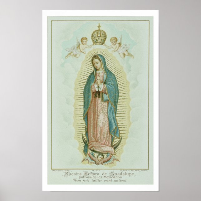 Póster Nuestra Señora De Guadalupe (Frente)
