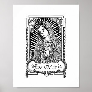 Póster Nuestra Señora de Guadalupe (I)