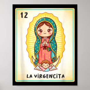 Póster Nuestra Señora De Guadalupe La Virgencita México P
