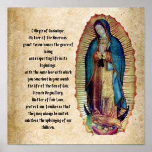 Póster Nuestra Señora de Guadalupe, Nuestra Señora de Gua
