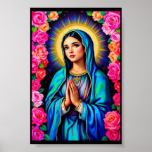 Nuestra Señora de Guadalupe Orando Virgen María Pe