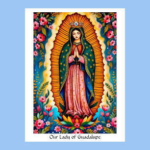 Póster Nuestra Señora de Guadalupe Patrona de México