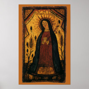 Póster Nuestra Señora de Guadalupe por Pedro Antonio Fres