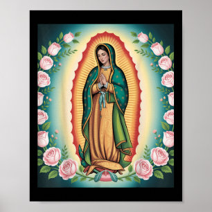 Póster Nuestra Señora De Guadalupe Sant María Imprimir Cr