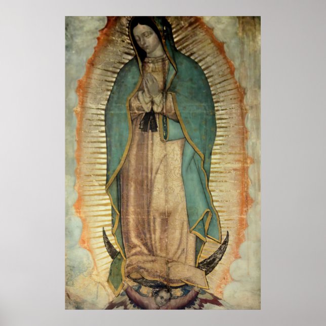 Póster Nuestra Señora de Guadalupe Tilma Poster de Réplic (Frente)