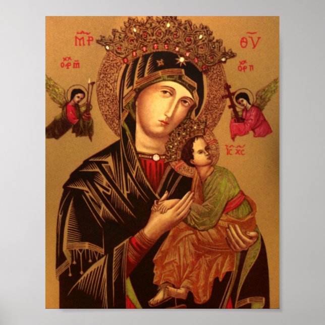 Póster Nuestra Señora de la Ayuda Perpetua Versión Origin (Frente)