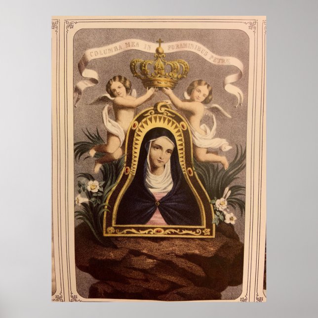 Póster Nuestra Señora de la Cueva Santa (Frente)