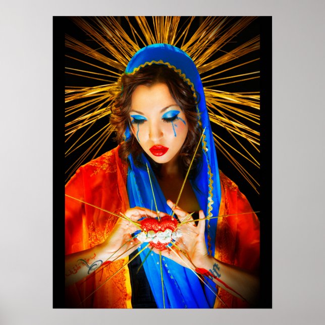 Póster Nuestra Señora de la Dolencia al Estilo del Suroes (Frente)