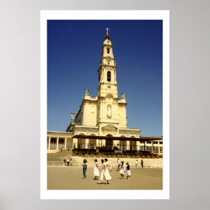 Póster Nuestra señora de la iglesia de Fátima, Lisboa