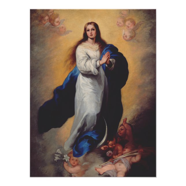 Póster Nuestra Señora de la Inmaculada Concepción (Anverso)
