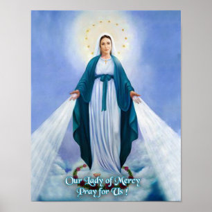 Póster Nuestra Señora de la Misericordia.