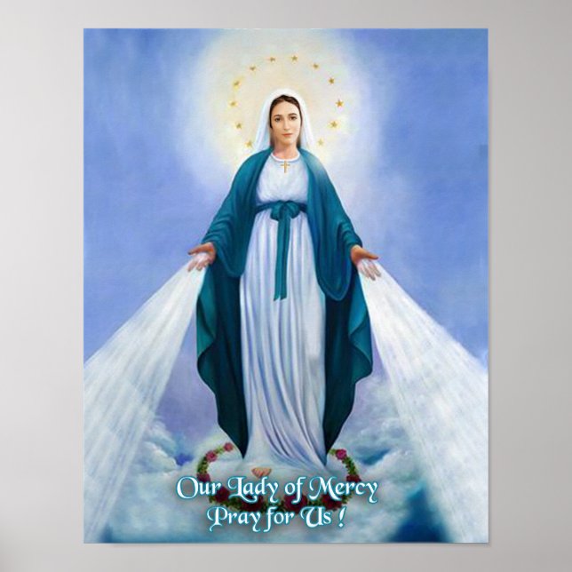 Póster Nuestra Señora de la Misericordia. (Frente)