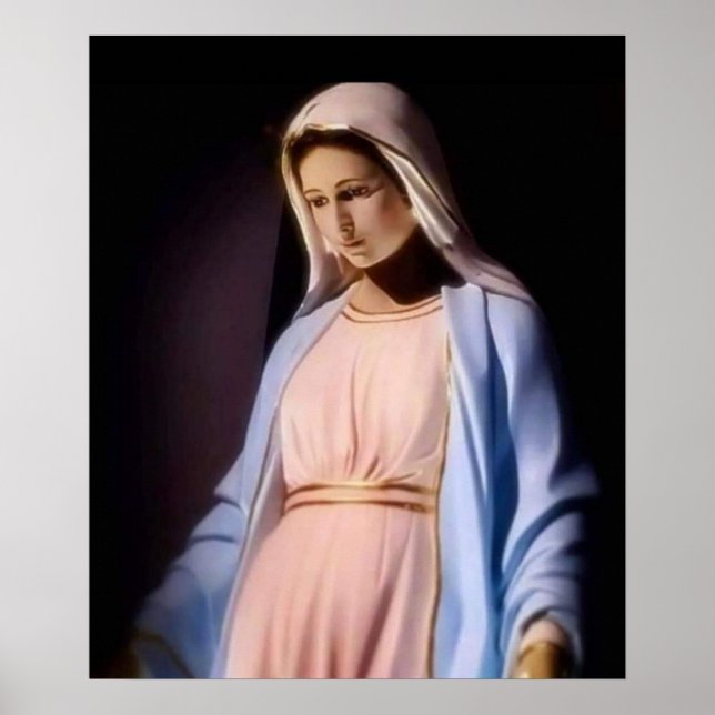 Póster Nuestra Señora de la Paz, Madre de la Paz, Reina d (Frente)
