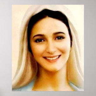 Póster Nuestra Señora de la Paz, Madre de la Paz, Reina d