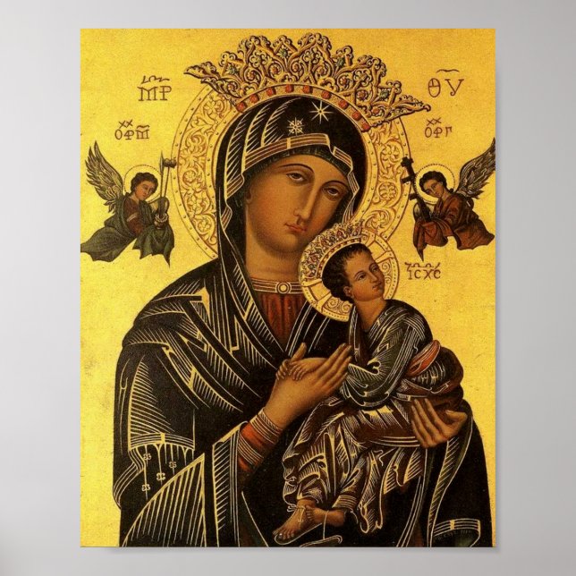 Póster Nuestra Señora de la Perpetua Ayuda (Frente)